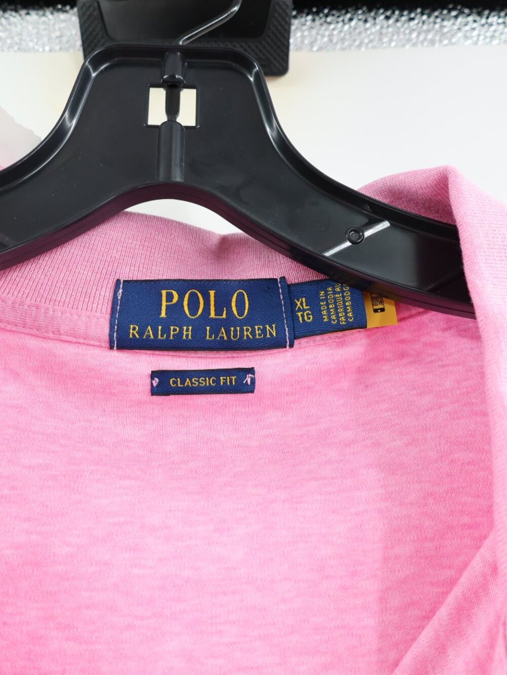 NWT Polo Ralph Lauren Polo Shirt mens XL flesh pony Short Sleeve Pink Heather - Picture 4 of 11